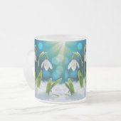 Tasse Givré Fleurs de neige (Devant gauche)