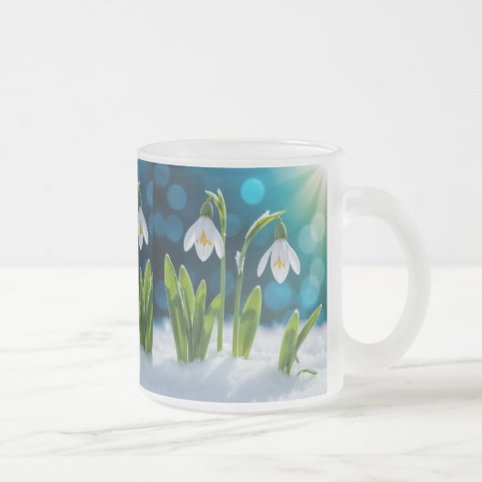 Tasse Givré Fleurs de neige (Droit)