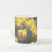 Tasse Givré Fleurs de tulipe jaune (Devant gauche)