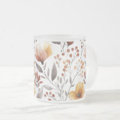 Tasse Givré Fleurs Floral Pattern Sublimation-95653 (Devant droit)