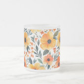 Tasse Givré Fleurs Floral Pattern Sublimation-95654 (Centre)