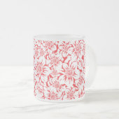 Tasse Givré Fleurs Mandala 8 (Devant droit)