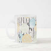 Tasse Givré Fleurs rétro abstraites (Gauche)