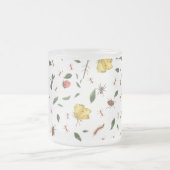 Tasse Givré Fleurs sauvages et bogues branchés (Centre)