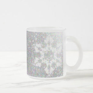 Tasse Givré Flocon de neige impressionniste