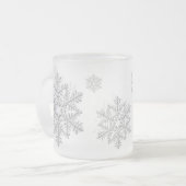 TASSE GIVRÉ FLOCONS DE NEIGE (Devant gauche)