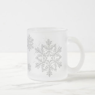 TASSE GIVRÉ FLOCONS DE NEIGE