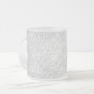 Tasse Givré Floral blanc