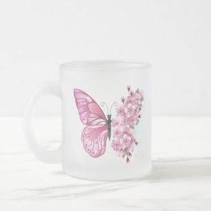 Tasse Givré Flower Butterfly