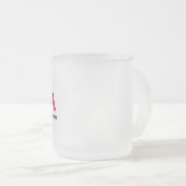 Tasse Givré FlyDVA - graphiques de lettre seulement (Devant droit)