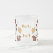 Tasse Givré Forêt d'automne d'écureuil customisé (Centre)