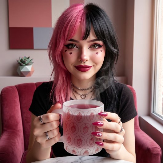 Tasse Givré Fraise
