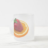 Tasse Givré Fraise et orange (Devant gauche)