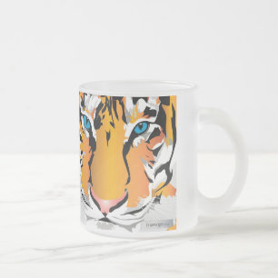 TASSE GIVRÉ FROST MUG-TIGER-ORANGE PERSONNALISÉ