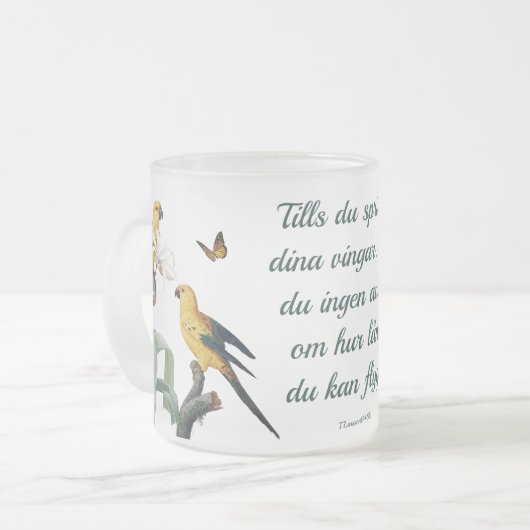 Tasse Givré Frostad glasmugg — Fåglar (Devant gauche)