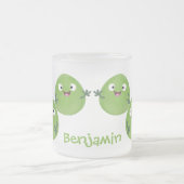 Tasse Givré Funny Brussels sprouts légumes caricature (Centre)