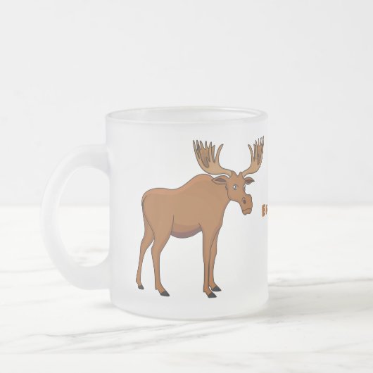 Tasse Givré Funny moose (Gauche)