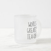 Tasse Givré Funny teacher appreciation tea glass gift (Devant droit)