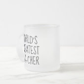 Tasse Givré Funny teacher appreciation tea glass gift (Devant gauche)