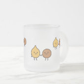 Tasse Givré Funny Vegan Design with 2 Cute Beans (Devant droit)