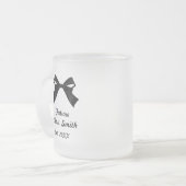 Tasse Givré Future Mrs Glass Mug, Engaged Coffee Mug, Bride (Devant gauche)