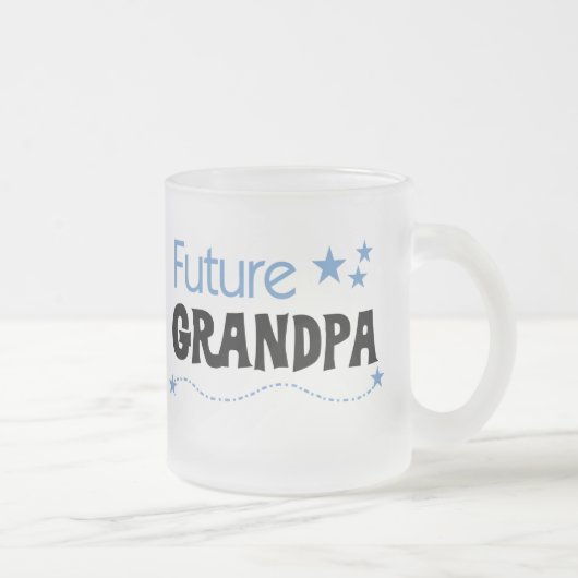 Tasse Givré Futurs tee-shirts et cadeaux grand-pa (Droit)