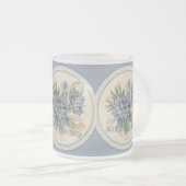 Tasse Givré G Bureau de création Fleur bleue (Devant droit)