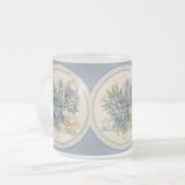 Tasse Givré G Bureau de création Fleur bleue (Devant gauche)