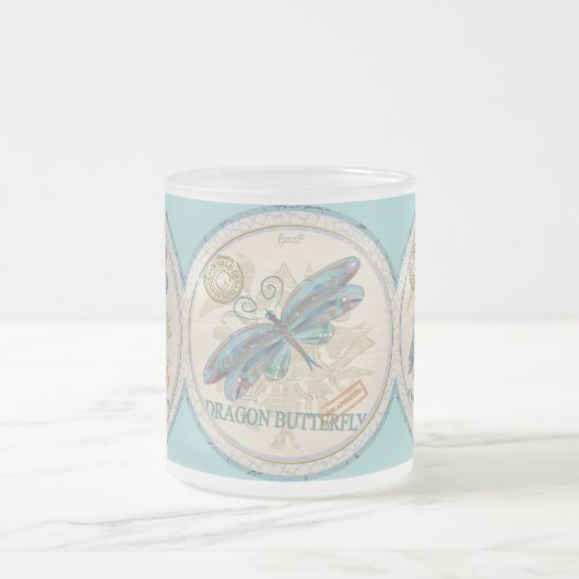 Tasse Givré G Bureau de création libellule (Centre)