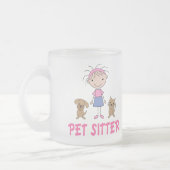 Tasse Givré Garde d'enfants mignonne d'animal familier de (Gauche)