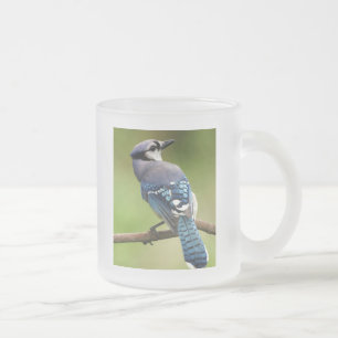 Tasse Givré Geai bleu pensant à vous papa de maman de famille