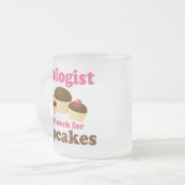 Tasse Givré Géologue drôle (Devant gauche)