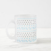 Tasse Givré Géométrie bleue (Gauche)