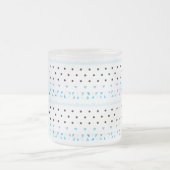 Tasse Givré Géométrie bleue (Centre)