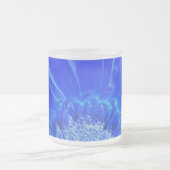 Tasse Givré gerbera bleu électrique (Centre)