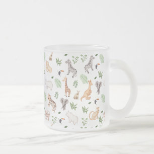 Tasse Givré gibier Animal With Jungle Tree