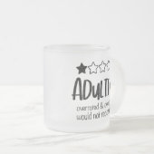 Tasse Givré glacé adultère (Devant droit)