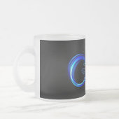 Tasse Givré Glowing infinity with blue rose (Gauche)