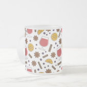 Tasse Givré Gluhwein doodle, Noël vacances boisson savoureuse (Devant gauche)