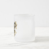 Tasse Givré Gold flower Butterfly with Black Orchid (Centre)