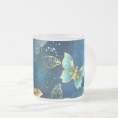 Tasse Givré Golden butterflies (Devant droit)