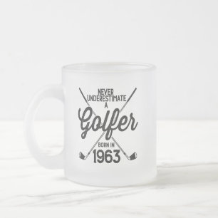 Tasse Givré Golfeur de 60 ans Golfing de 1963 de 60e Golfeur