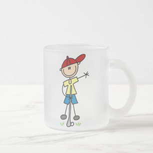 Tasse Givré Golfeur masculin en bonhomme allumette