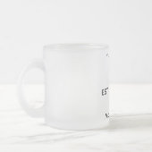 Tasse Givré Golfeur nom personnalisé et année  (Gauche)