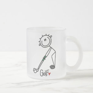 Tasse Givré Golfeur simple à bâtonnets