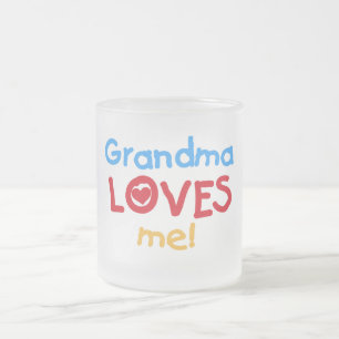 Tasse Givré Grand-mère m'aime T-shirts et cadeaux