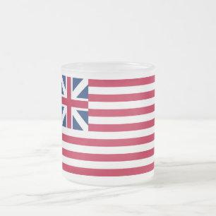 Tasse Givré Grand Union, 1er drapeau des États-Unis d'Amérique