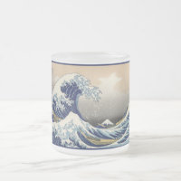 Grande vague au large de Kanagawa et Mont Fuji Mer