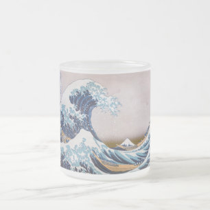 Tasse Givré Grande vague du tsunami Kanagawa Japon par Hokusai