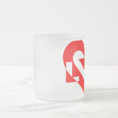 Tasse Givré Graphique d'amour cool, Rouge (Centre)